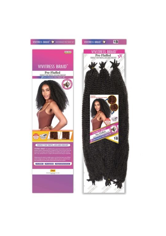 VIVITRESS MEGA PACK- 3X Water Wave Afro-Twist 16″ - Image 10