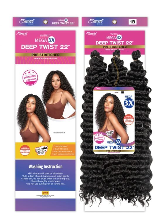 VIVITRESS MEGA PACK- 3X Deep Twist 22″ - Image 4
