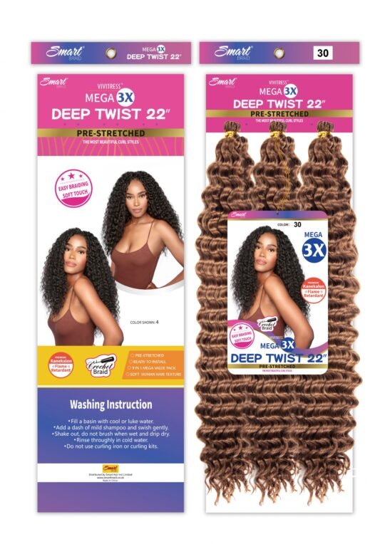 VIVITRESS MEGA PACK- 3X Deep Twist 22″ - Image 2