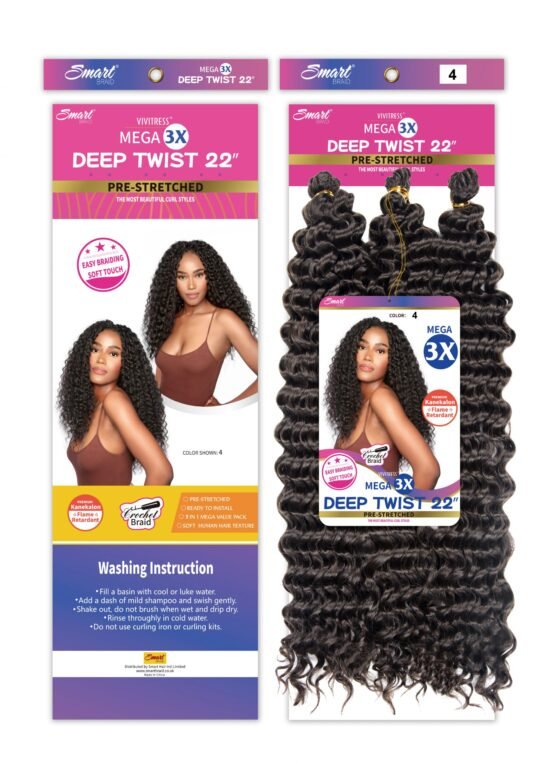 VIVITRESS MEGA PACK- 3X Deep Twist 22″ - Image 3