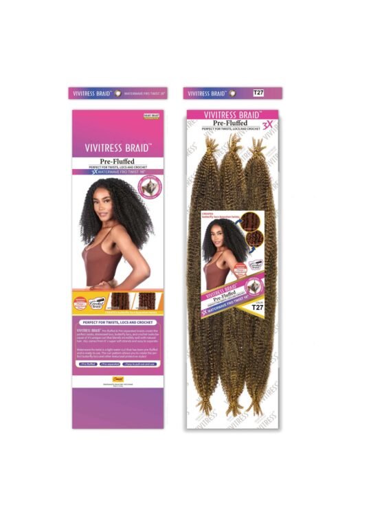 VIVITRESS MEGA PACK- 3X Water Wave Afro-Twist 16″ - Image 4